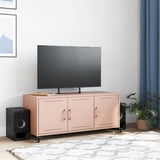 TV Cabinet Pink 100.5x39x43.5 cm Steel 846645