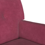 Chesterfield Bench Wine Red 112 x 65.5 x 75 cm Velvet 42019290