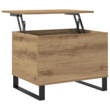 Coffee Table Artisan Oak 60x44.5x45 cm Engineered Wood 857441