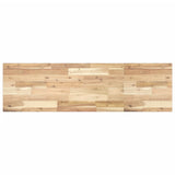 Basin Shelf Wall Mounted Steel and Solid Wood Acacia 3302676