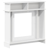 Fireplace Surround High Gloss White 102 x 26 x 100 cm 8006646