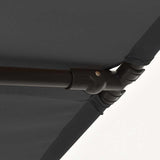 Garden Parasol with Aluminium Pole 2x1,5 m Anthracite 47338