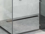 Shower Drain 2-in-1 with 360&deg Siphon Black 90 cm 42015971