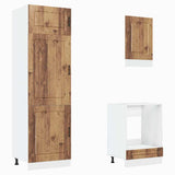 7 Piece Kitchen Cabinet Set Kalmar Old Wood Engineered Wood 3314769