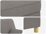 XL Armchair with Cushions Taupe Fabric 42043489
