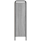 Book Cabinet 43 x 33 x 111 cm Engineered Wood Grey Sonoma 8013905