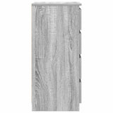 Sideboard with Drawers Grey Sonoma 37.5x35x99 cm Engineered Wood 861765