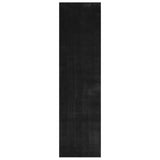 Medium Pile Soft and Washable Rug HUARTE Black 1000 x 80 cm 42022515