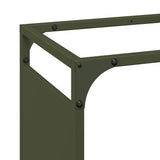 Firewood Rack Olive Green 90x28x65 cm Cold-rolled steel 864206