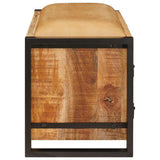 Storage Bench Brown 80 x 35 x 40 cm Solid Mango wood 4015983