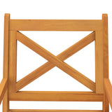 Garden Dining Set Natural Wood Solid acacia wood with an oiled finish 3058001
