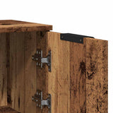 Sideboards 2 pcs Old Wood 30x30x70 cm Engineered Wood 856960
