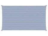 Sun Shade Sail Blue and White 8 x 6 m 100% Polyester Oxford 42031110