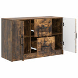 Sideboard Smoked Oak 89 x 34.5 x 57 cm Engineered Wood 895810
