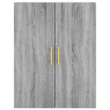 Highboard Grey Sonoma 69.5x34x180 cm Engineered Wood 3195897