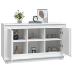 ZNTS Sideboard White 102x35x60 cm Engineered Wood 831877