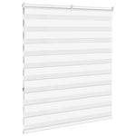 ZNTS Zebra Blind White 130x150 cm Fabric Width 125.9 cm Polyester 4014761