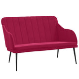 Bench Wine Red 110x76x80 cm Velvet 351468
