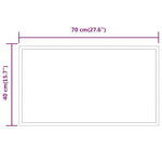 LED Bathroom Mirror 40x70 cm 3154077