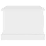 Coffee Table White 50x50x35 cm Engineered Wood 816248