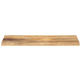 Table Top 80x40x2.5 cm Rectangular Solid Wood Mango 371448