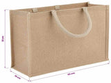 Jute Handbags 10 pcs Natural 42 x 33 x 19 cm 100% Tossa Jute 42012276