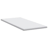 Mattress Topper White 120 x 200 x 6 cm Jaquard Fabric 4106203