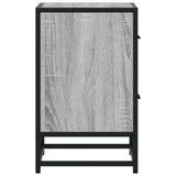 Bedside Cabinets 2 pcs Grey Sonoma 40x31x50 cm Engineered Wood 848681
