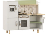 Toy Kitchen, Kids Play Kitchen, Role Playing Game with Phone, Ice Maker, Stove, Utensils, for 3-6 T3398P348124