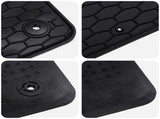 Car Mat 4 pcs Black suitable for VW TIGUAN 2016-2023 Rubber 42029076