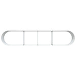 Garden Raised Bed Green 400 x 80 x 44 cm Steel 42008127