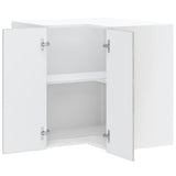 Kitchen Wall Corner Cabinet Lucca Grey Sonoma Engineered Wood 853863