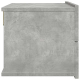 Bedside Cabinets 2 pcs Concrete Grey 40x30x30 cm Engineered Wood 801062