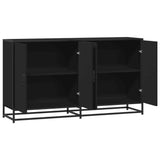 Sideboard Black 134x35x76 cm Engineered Wood 3300815