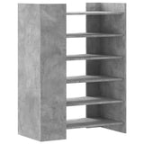 Shoe Cabinet Concrete Grey 74.5x37.5x100 cm Engineered Wood 848433