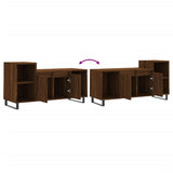 TV Cabinet Brown Oak 100x35x55 cm Engineered Wood 831331