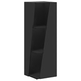 Side Shelf Black 33 x 32 x 100.5 cm Engineered Wood 892418