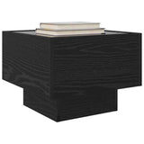 Coffee Table Black Oak 40 x 40 x 30 cm Engineered wood 3394556