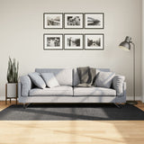 Rug IZA Short Pile Scandinavian Look Anthracite 100x200 cm 375427