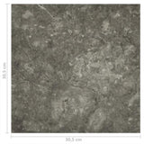 Self-adhesive Flooring Planks 55 pcs PVC 5.11 m Grey 324655