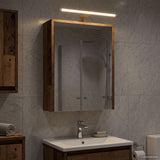 Bathroom Mirror Cabinet Old Wood 43 x 16 x 62.5 cm 889149