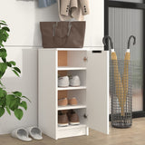 Shoe Cabinet White 30x35x70 cm Engineered Wood 811412