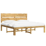 Double Bed Frame with Headboard ROSTOCK White 180 x 200 cm 3405496