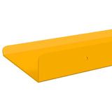 Floating Shelf 4 pcs Mustard Yellow 100 x 9 x 2.5 cm Steel 8003991