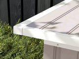 Corrugated Garden Metal Storage Shed Outdoor Equipment Tool Box with Kit Ventilation Doors 9x 4FT T3398P317771