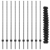 Fence and Post Grey 1.4 x 10 m Steel 3336270