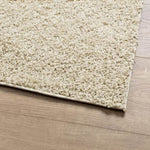 ZNTS Shaggy Rug PAMPLONA High Pile Modern Gold 300x400 cm 375352