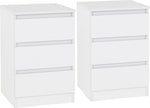 ZNTS Malvern 3 Drawer Bedside 100-103-072