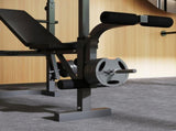 Multi-Exercise Adjustable Weight Bench with Bench Press Rack T3398P349265