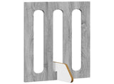 Folding Pet Fence 2 pcs Grey Sonoma 100.5 x 38 x 70 cm 8005965